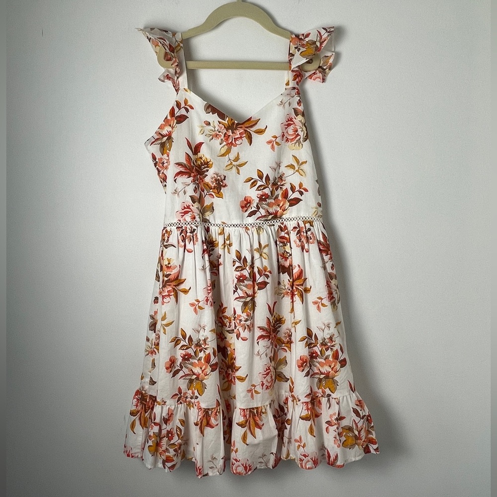 Janie and Jack floral dress teen size 14 Never Worn